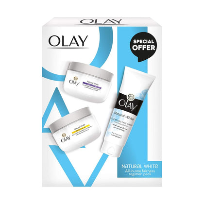 Olay Natural White All In One Fairness Regimen Pack - Chemist Warehouse UAE