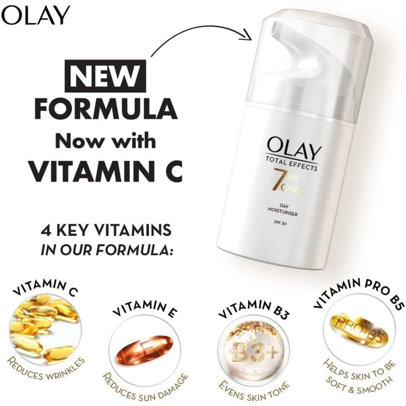 Olay Total Effects 7 In One Day Cream SPF15 50ml - Chemist Warehouse UAE
