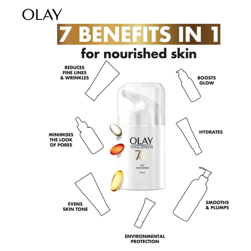 Olay Total Effects 7 In One Day Cream SPF15 50ml - Chemist Warehouse UAE