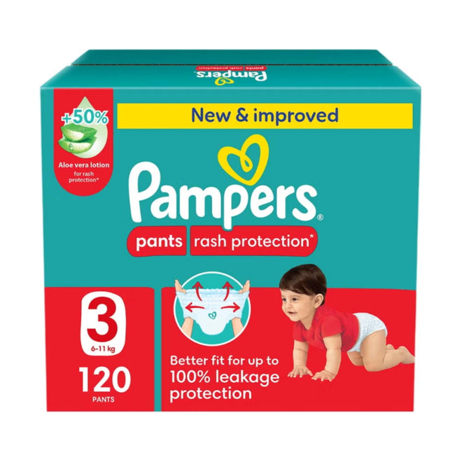 Pampers Diapers Baby Dry Pants Size 3 (6-10kg) 120 Pieces