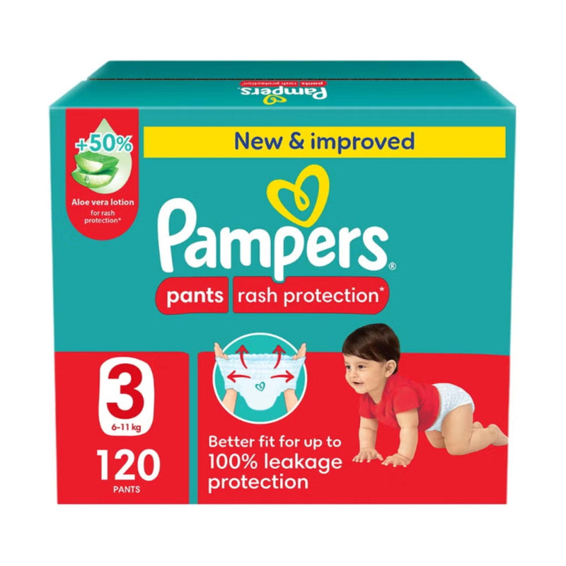 Pampers Diapers Baby Dry Pants Size 3 (6-10kg) 120 Pieces