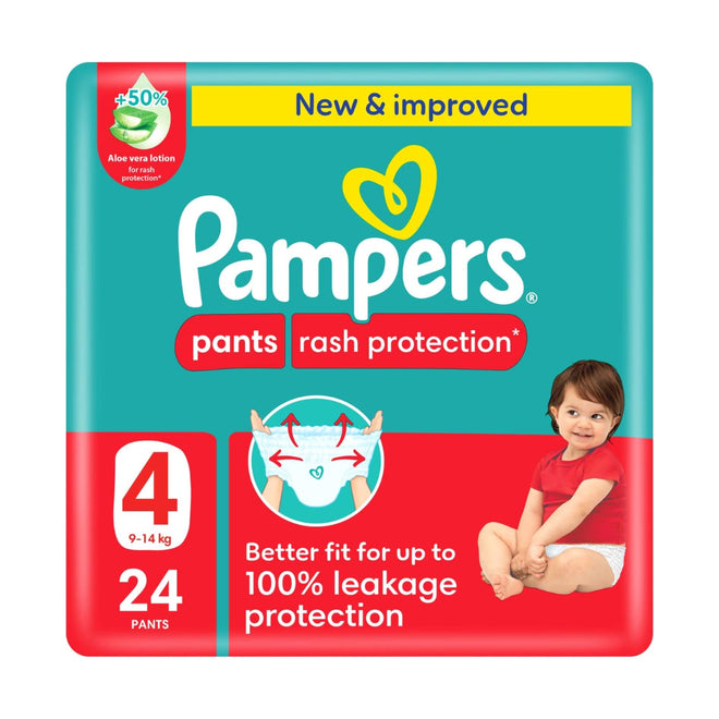 Pampers Diapers Baby Dry Pants Size 4 (9-14kg) 24 Pieces