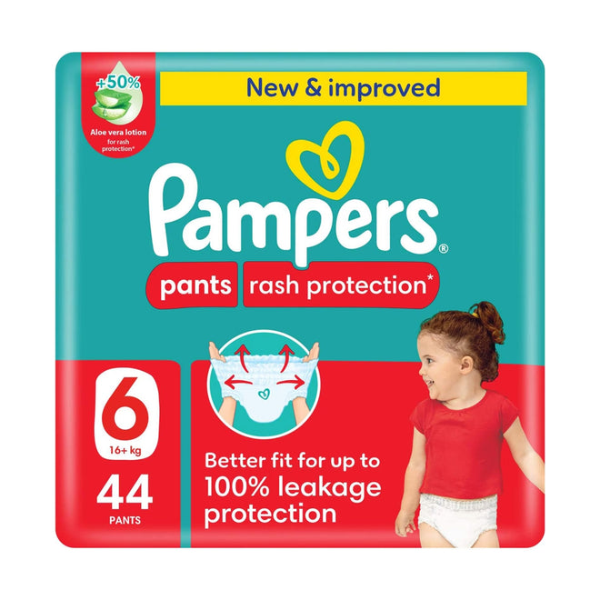 Pampers Diapers Baby Dry Pants Size 6 (13-18kg) 44 Pieces