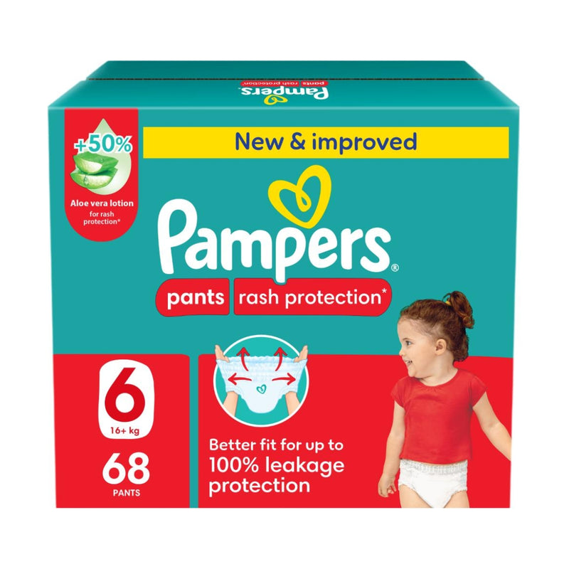 Pampers Diapers Baby Dry Pants Size 6 (13-18kg) 68 Pieces