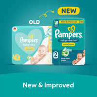 Pampers Diapers Baby Dry Taped Size 2 (3-8kg) 23 Pieces