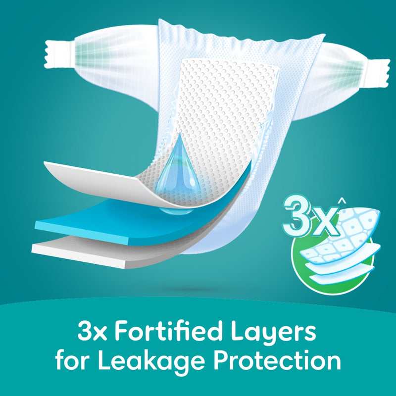 Pampers Diapers Baby Dry Taped Size 6 (13+kg) 46 Pieces