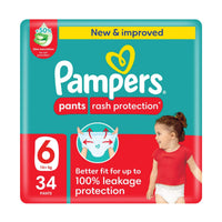 Pampers Diapers Premium Care Pants Size 6 (16+kg) 34 Pieces