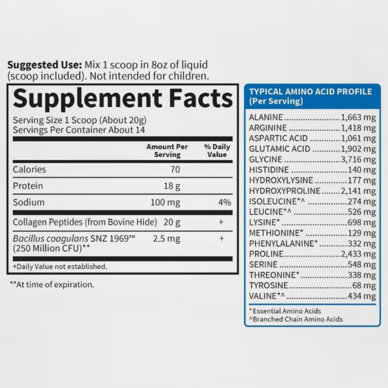 Garden of Life Grass Fed Collagen Peptides Powder 280g
