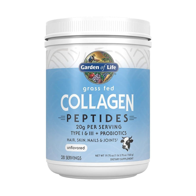 Garden of Life Grass Fed Collagen Peptides Powder 560g