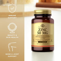 Solgar Zinc 50mg 100 Tablets
