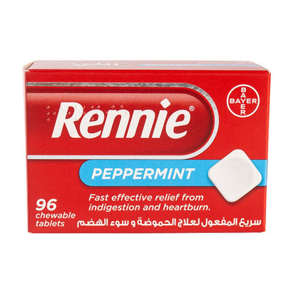 Rennie Peppermint 96 Chewable Tablets