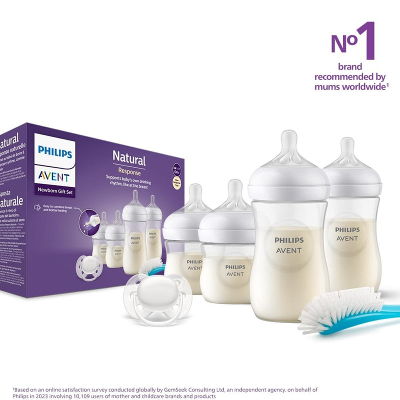 Philips Avent Natural 3.0 Feeding Newborn 4 Bottles Gift Set