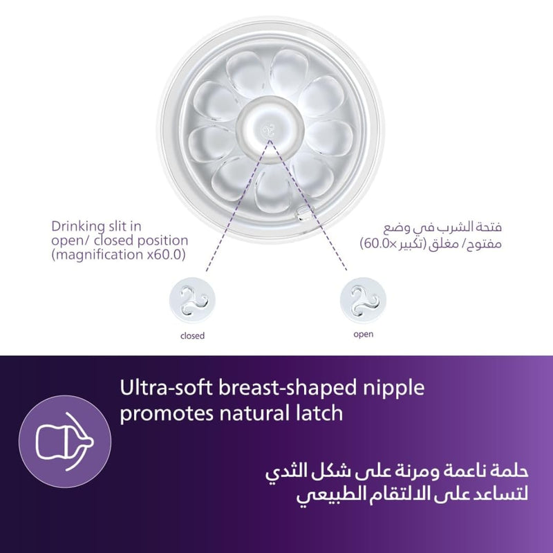 Philips Avent Natural 3.0 Feeding Newborn 4 Bottles Gift Set