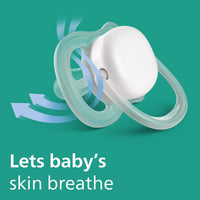 Philips Avent Ultra Air Soother Nighttime 0-6 Months Girl 2 Pack