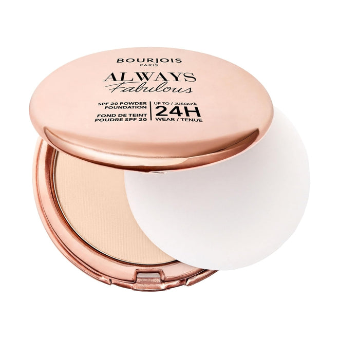 Bourjois Always Fabulous Compact Powder 100 Rose Ivory 7g