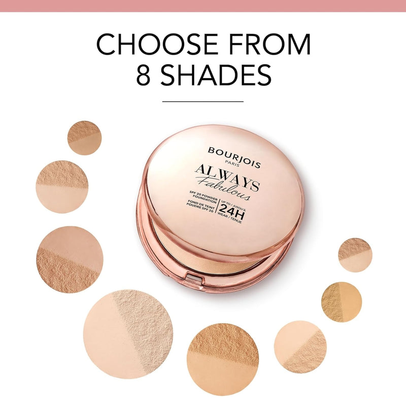 Bourjois Always Fabulous Compact Powder 125 Ivory 7g