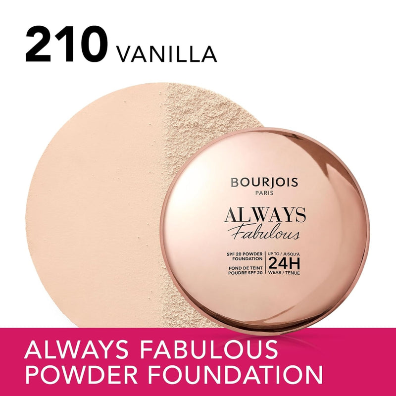 Bourjois Always Fabulous Compact Powder 210 Vanilla 7g