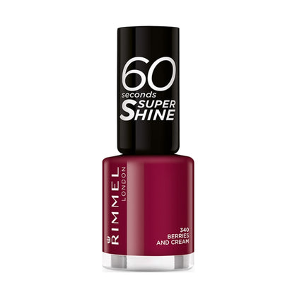 Rimmel 60 Seconds Nail Polish 340 Berries And Cream 8ml - Chemist Warehouse UAE