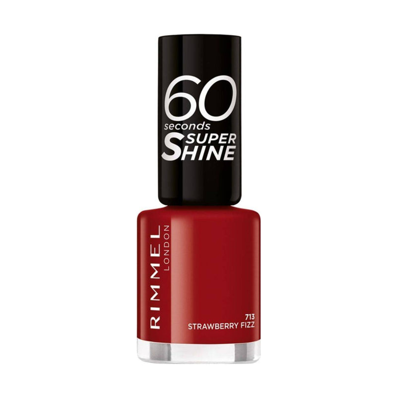 Rimmel 60 Seconds Nail Polish 713 Strawberry Fizz 8ml