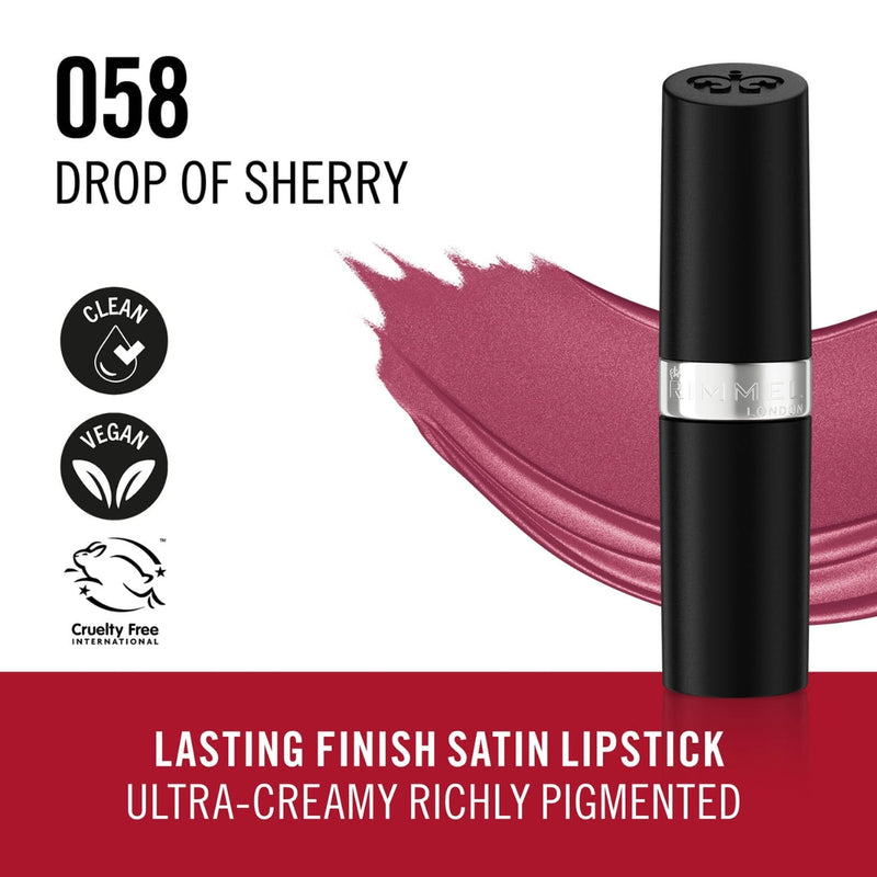Rimmel Lasting Finish Lipstick 058 Drop Of Sherry