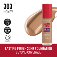 Rimmel Lasting Finish Full Coverage Lightweight Foundation 303 Honey 30ml