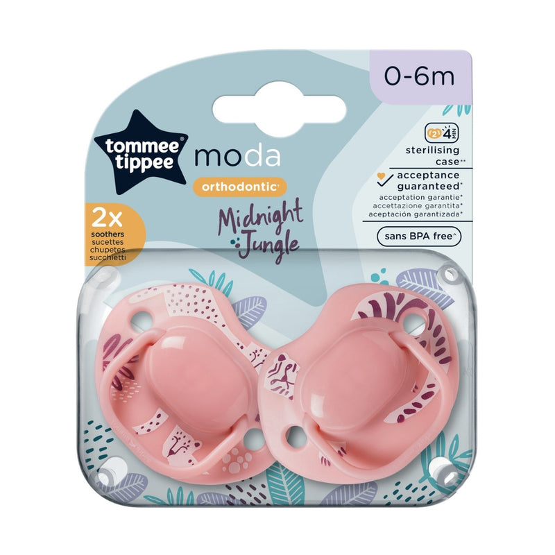 Tommee Tippee Closer to Nature Soothers Orthodontic 0-6M 2 Pack