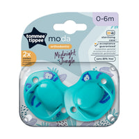 Tommee Tippee Closer to Nature Soothers Orthodontic 0-6M 2 Pack