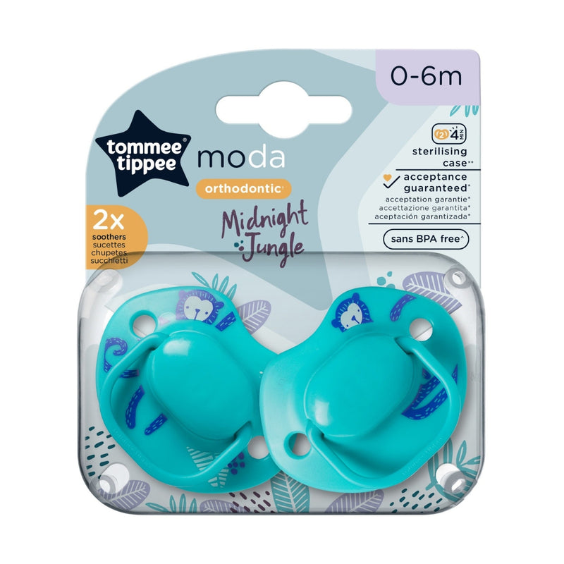 Tommee Tippee Closer to Nature Soothers Orthodontic 0-6M 2 Pack