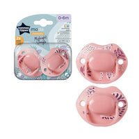 Tommee Tippee Closer to Nature Soothers Orthodontic 0-6M 2 Pack