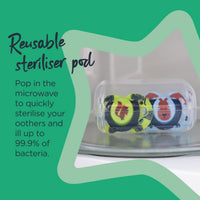 Tommee Tippee Closer to Nature Soothers Orthodontic 18-36M 2 Pack