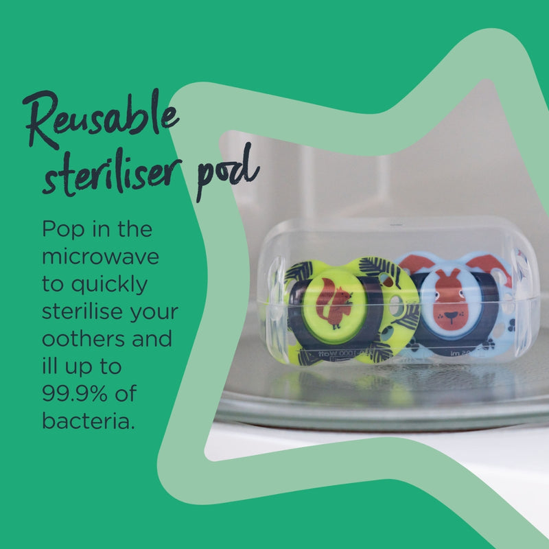 Tommee Tippee Closer to Nature Soothers Orthodontic 18-36M 2 Pack