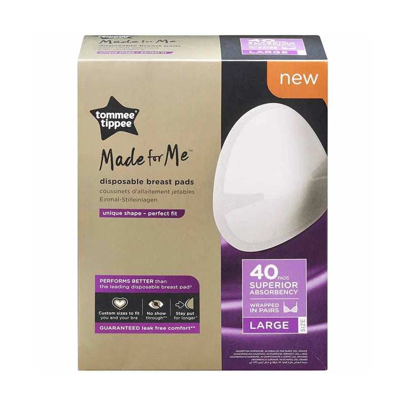 Tommee Tippee Made For Me Disposable Breast Pads Large 24 Pieces