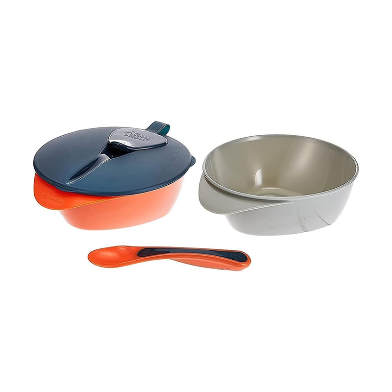 Tommee Tippee On The Go Feeding Bowl Set 6M+ 2 Pack