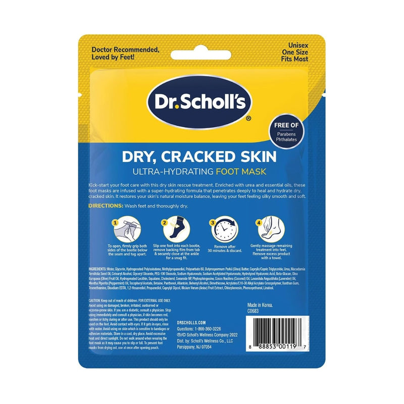 Dr Scholls Hydrating Foot Mask 1 Pair