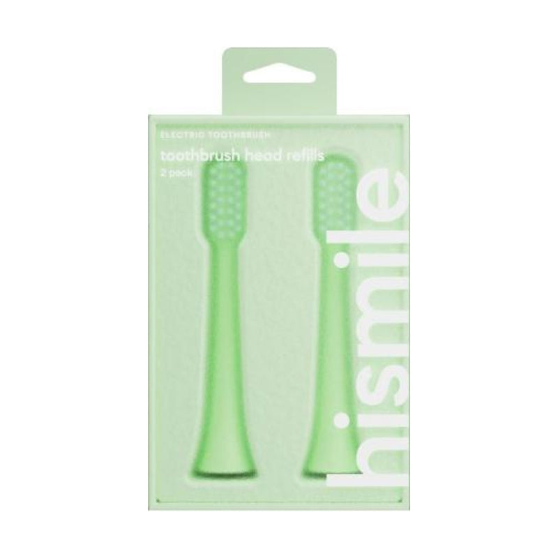 Hismile Electric Toothbrush Head Refills Green 2 Pack
