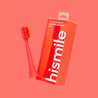 Hismile Electric Toothbrush Head Refills Bright Red 1 Pack