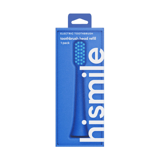 Hismile Electric Toothbrush Head Refills Bright Blue 1 Pack