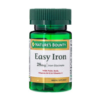 Natures Bounty Easy Iron 28mg 90 Capsules