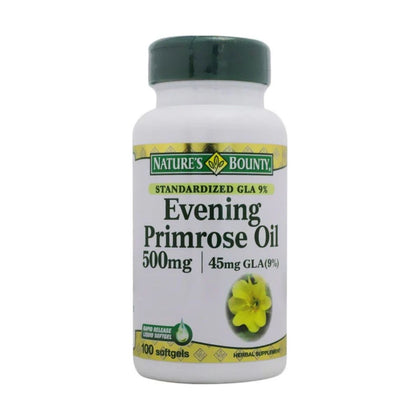 Natures Bounty Evening Primrose Oil 500mg 100 Softgel - Chemist Warehouse UAE