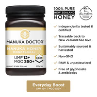 Manuka Doctor Manuka Honey Monofloral UMF12+ 500g