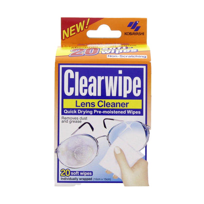 Clearwipe Lens Cleaner 20 Wipes