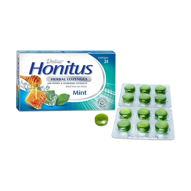 Dabur Honitus Herbal Mint  24 Lozenges