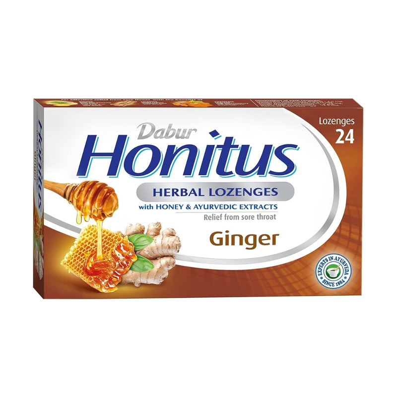 Dabur Honitus Herbal Ginger 24 Lozenges