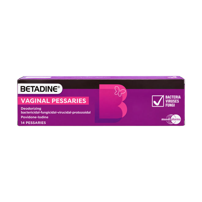 Betadine Vaginal Pessaries 14 Pack