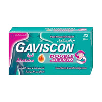 Gaviscon Double Action 32 Tablets