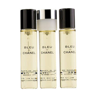 Chanel Bleu De Chanel Pour Homme Eau de Parfum 20 ml x 3 Refill Travel Spray
