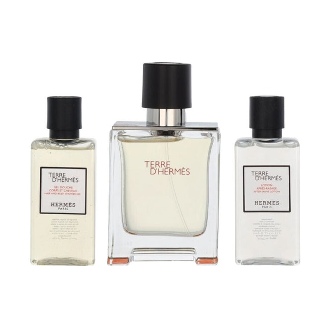 Hermes Terre D'Hermes (M) Set EDT 50ml + Aftershave Lotion 40ml + Hair & Body Showergel 40ml