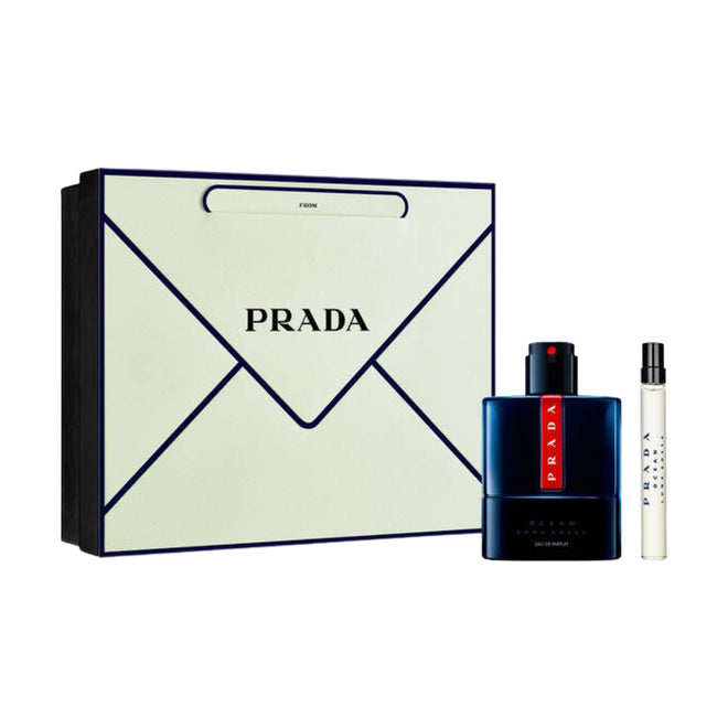 Prada Luna Rossa Ocean Pour Homme (M) Set EDP 100ml + EDP 10ml Travel Spray