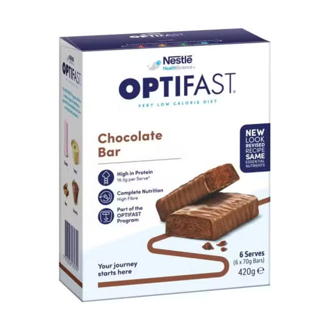 Optifast Very Low Calorie Diet Bar Chocolate Flavor 420g