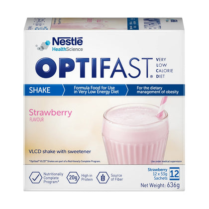 Optifast Very Low Calorie Diet Shake Strawberry Flavor 636g